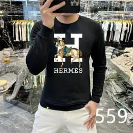 hermes sweatshirt manches longues pour homme s_126750a